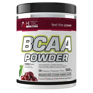 HiTec Nutrition BCAA Powder 500g - pomeranč