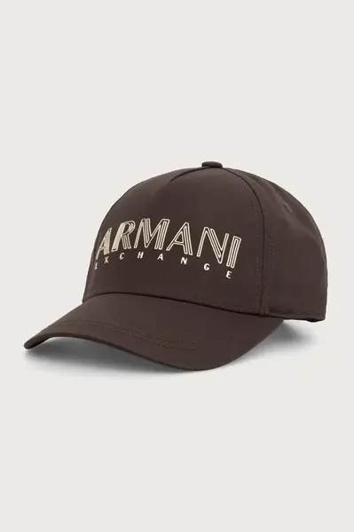 Armani Exchange  čiapka so šiltom dámska bavlnená