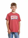Meatfly dětské tričko Easy Logo Reddish | Červená | Velikost 158 | 100% bavlna