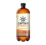 THE GUTSY CAPTAIN Kombucha zázvor a citron 1000 ml
