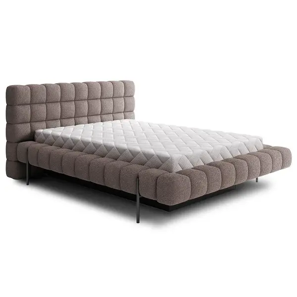 Petits-meubles BOXSPRING POSTEL 160/200 Ezio Světle šedá