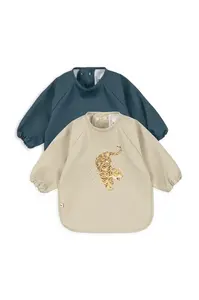 Konges Sløjd  bryndák dětský 2 PACK DINNER BIB WITH SLEEVES