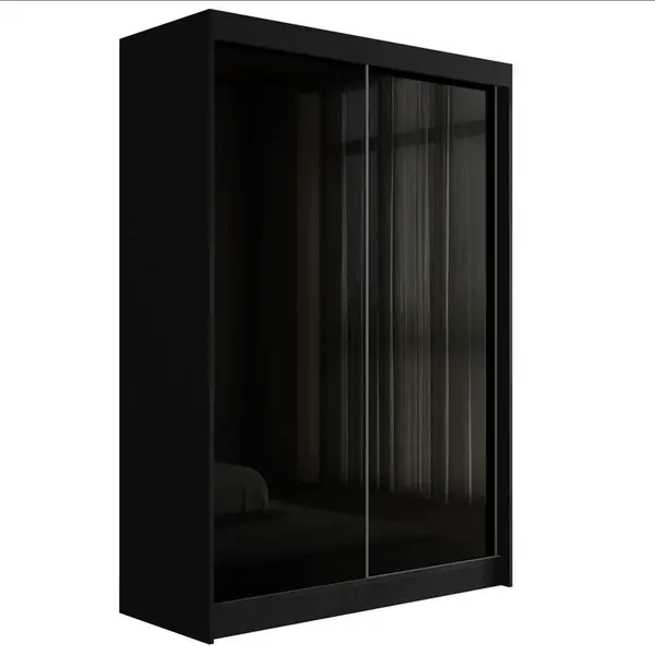 ALTDECOR ŠATNÍ SKŘÍŇ PEKA – 150 cm – černá