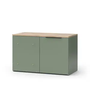 Vicco KREDENC Wido Zelená 80 x 50 cm s dveřmi
