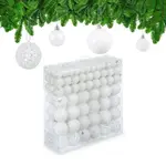 Relaxdays BAŇKY Bílé 150-dílná sada plast úložný box