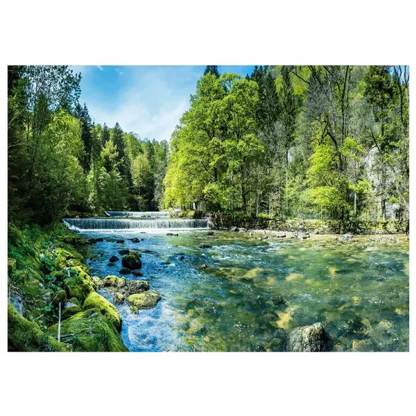 Wallarena FOTOTAPETA Vodopád 3D Příroda 300x210