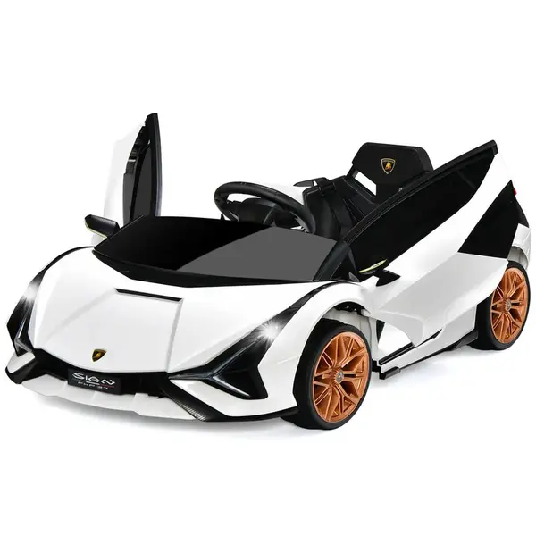COSTWAY DĚTSKÉ AUTO Lamborghini 12V bílé