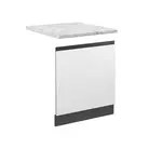 Vicco PŘEDNÍ PANEL R-Line Bílá 60 cm , PD Mramor