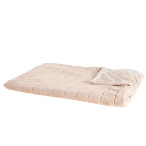 Beliani DEKA Pastelově růžová Smahra 150/200 cm