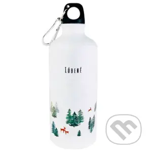 Turistická smaltovaná fľaša Život v lese