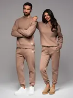Ombre UNISEX tracksuit set in athleisure style with pants and sweatshirt