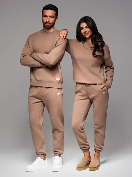Ombre UNISEX tracksuit set in athleisure style with pants and sweatshirt