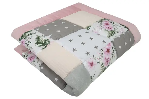 Medi Partners Crawling Blanket 100% Cotton  Multifunctional Thick Soft Play mat