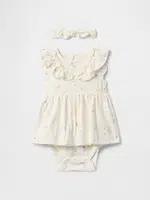 GAP Baby set šatů a čelenky - Holky