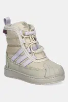 Dětské zimní boty adidas Originals SUPERSTAR 360 BOOT 2.0 béžová barva, ID4048