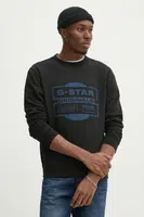 Mikina G-Star pánská, černá barva, s potiskem, D25441-D797