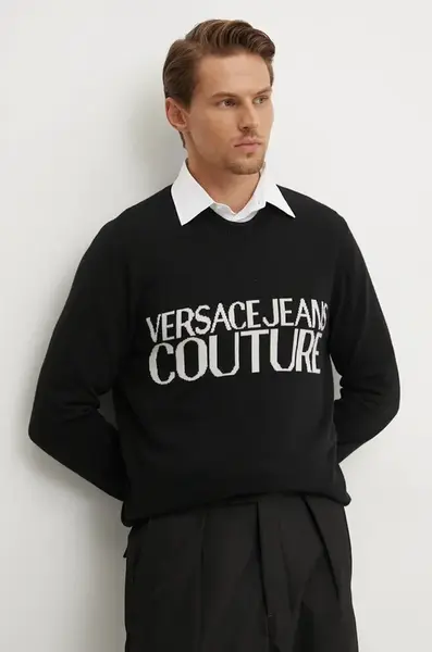 Vlněný svetr Versace Jeans Couture