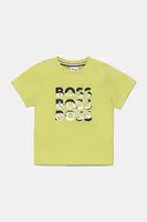 Bavlněné dětské tričko BOSS