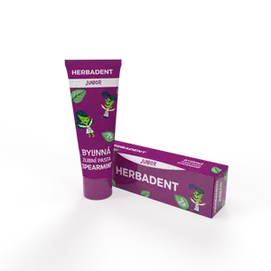 Herbadent Junior Bylinná zubní pasta Spearmint 75 ml