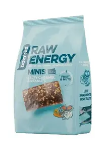 Bombus Raw Energy Minis Salty caramel & peanuts 10x15 g