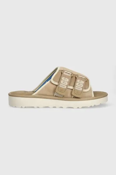 Semišové pantofle UGG Goldencoast Strap Slide
