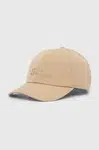 Kšiltovka Jack Wolfskin Baseball béžová barva, s aplikací, 1900675