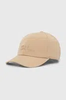 Kšiltovka Jack Wolfskin Baseball béžová barva, s aplikací, 1900675