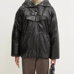 Péřová bunda Nanushka OSANA pánská, černá barva, zimní, NU24PFJK00299