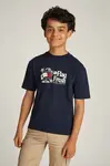 Tommy Hilfiger Dětské bavlněné tričko Tommy Hilfiger