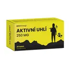 MOVit Energy Aktivní uhlí 250 mg 20 tablet