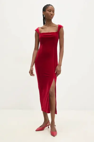 Velurové šaty Answear.LAB