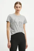Bavlněné tričko Guess šedá barva, W4BI16 I3Z14