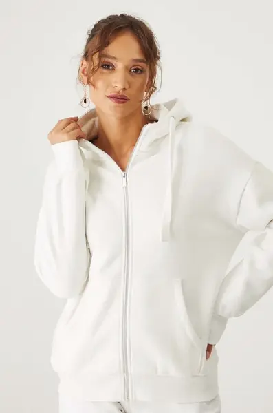 Medicine rozepínací mikina s kapucí dámská