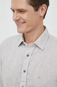 Michael Kors košile pánská lněná