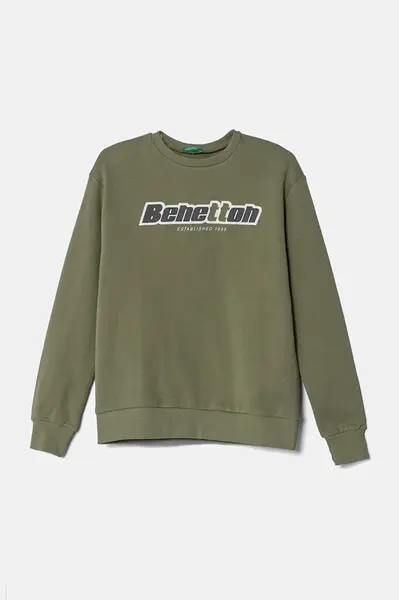 Dětská bavlněná mikina United Colors of Benetton