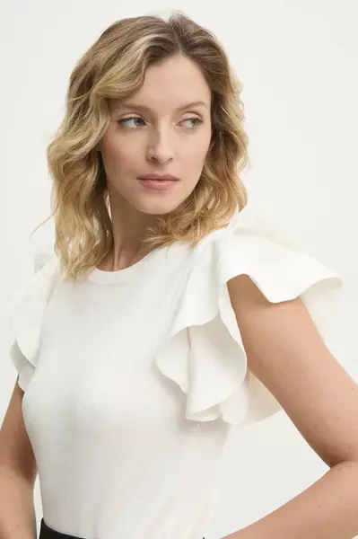 Tričko Answear.LAB dámské, bílá barva