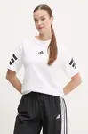 Bavlněné tričko adidas Future Icons bílá barva, JE0238