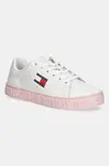 Kožené sneakers boty Tommy Jeans TJW LOGO SNEAKER ESS