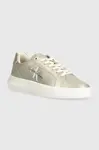 Sneakers boty Calvin Klein Jeans CHUNKY CUPSOLE LACEUP LTH ML MTL