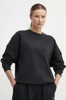 Mikina Reebok LUX Collection dámská, černá barva, hladká, 100075359