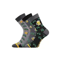 VoXX 3PACK pánské ponožky vícebarevné (Pivo-mix3) L