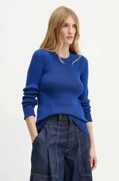 Svetr G-Star dámský, modrá barva, lehký, D25310-D767