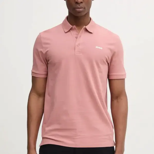 Bavlněné polo tričko HUGO Donos222
