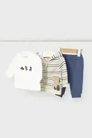 Kojenecká tepláková souprava Mayoral Newborn 3-pack