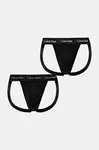 Jockstrapy Calvin Klein Underwear 3-pack černá barva, 000NB3363A