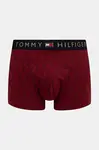 Boxerky Tommy Hilfiger pánské, vínová barva