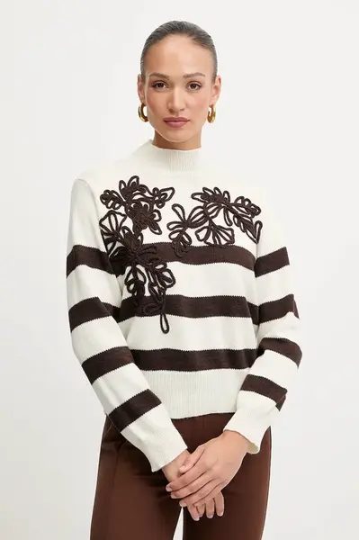 Svetr z vlněné směsi Ermanno Firenze