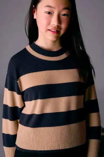 Dětský svetr Mayoral hnědá barva, 7311