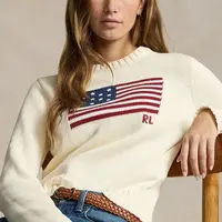 Bavlněný svetr Polo Ralph Lauren dámský, béžová barva, 211896939
