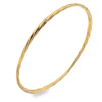 Hot Diamonds Pevný pozlacený náramek s diamantem Jac Jossa Soul DL640